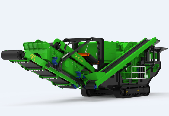 279Kw 230のt/hの採鉱の押しつぶし、選別植物の携帯用顎の石の粉砕機