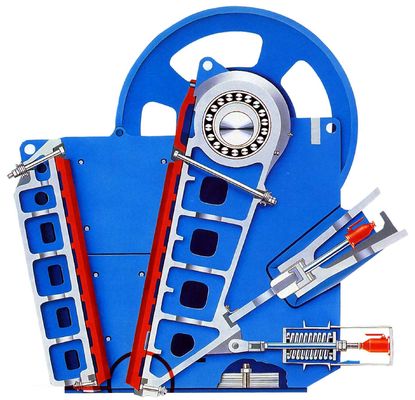 V 重力シングルトグル一次ジョークラッシャーマシン